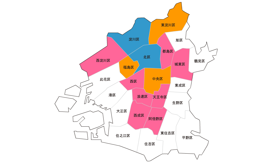 色付き地図が 無料で簡単に作成 できる 白地図専門店 Value Connection